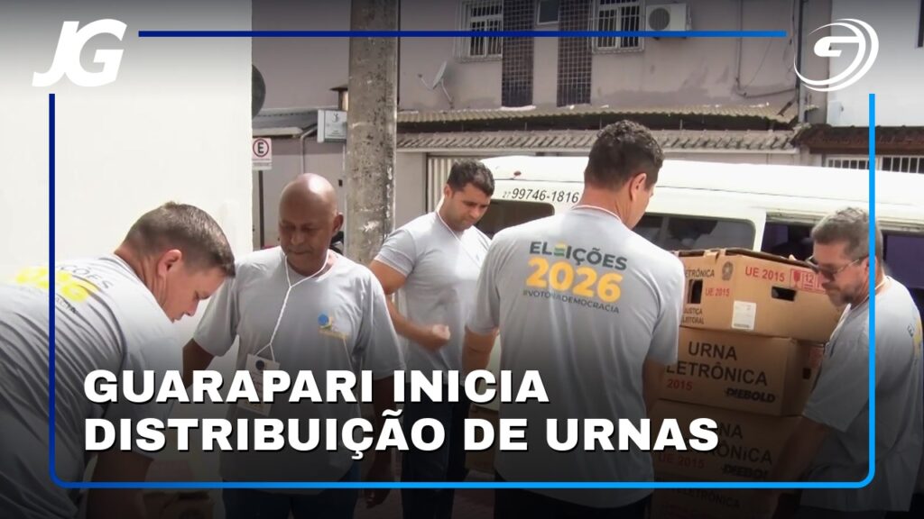GUARAPARI INICIA DISTRIBUIÇÃO DE URNAS