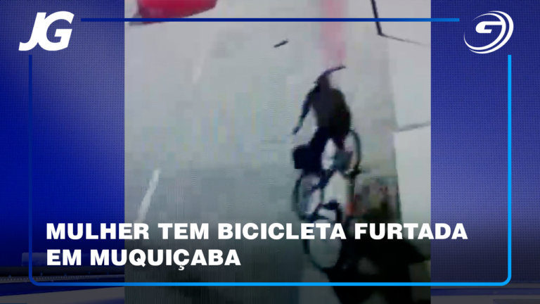 A BIKE FOI LEVADA ENQUANTO A MULHER TRABALHAVA EM UMA PADARIA