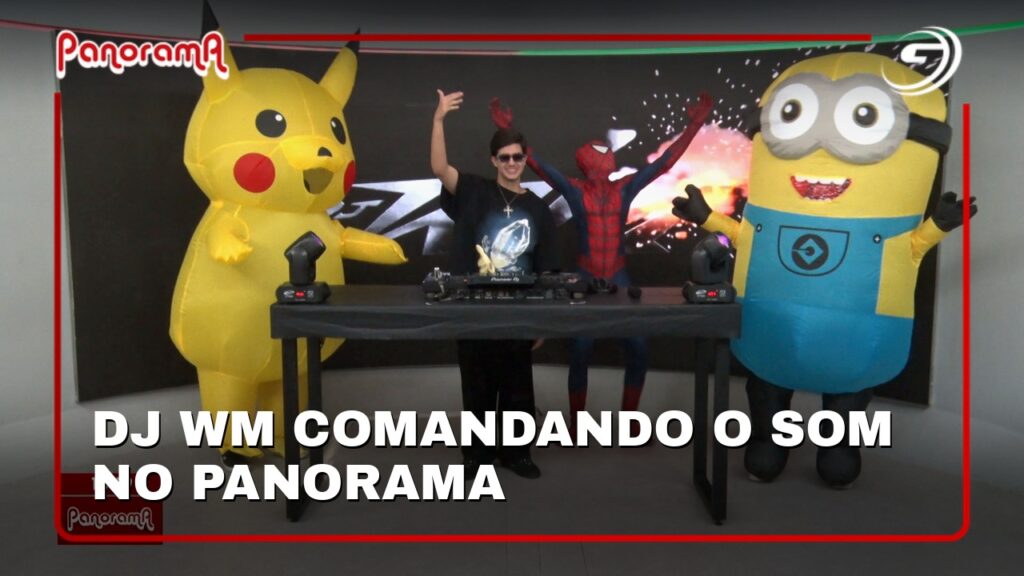 DJ WM comandando o som no Panorama