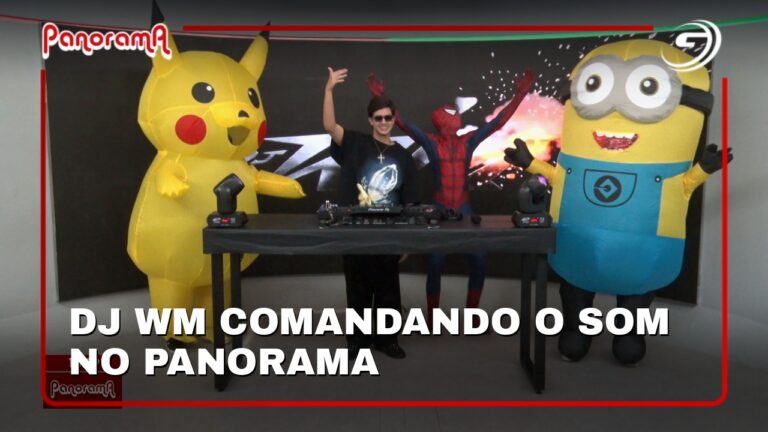 DJ WM comandando o som no Panorama