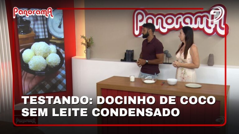 Testando: docinho de coco sem leite condensado