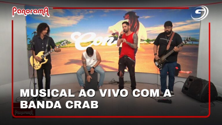 Musical ao vivo com a Banda Crab